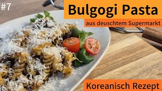 Bulgogi Pasta selber machen 불고기 파스타 einfach und schnell koreanisch Rezept [upl. by Adnawot42]