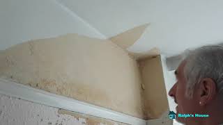 Removing woodchip wallpaper episode 25 [upl. by Wilek]