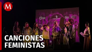 Valeria Odette Barrera gana con quotGirasolesquot en concurso de canción feminista [upl. by Pretrice]