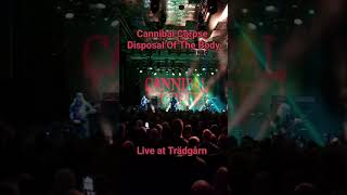 Cannibal Corpse  Disposal Of The Body Live At Trädgårn Clip metal cannibalcorpseofficial [upl. by Assen]