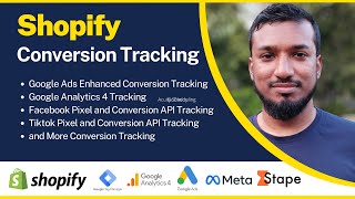 Shopify Convesion Tracking for Google Analytics 4 Google Ads and Facebook Pixel Conversion [upl. by Freya]