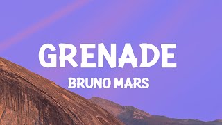 Bruno Mars  Grenade Lyrics [upl. by Lepine176]