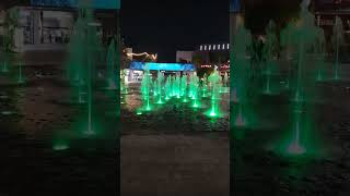 fountain sa loob ng mall kulay red beautiful riyadh front [upl. by Micco]