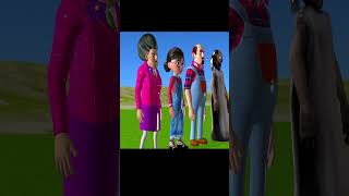 Scary Teacher 3D Nick Troll Miss T vs Squid Game Mini SpaceShip Balloon Mask Challenge shorts [upl. by Rubenstein28]