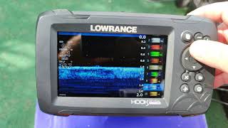 Lowrance Hook 5 Reveal bemutató [upl. by Selyn715]