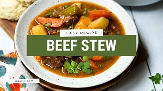 Easy Beef Stew Recipe [upl. by Ahsirkal285]