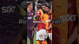 Muslera ile Kerem Demirbay birbirine girdi shorts futbol galatasaray [upl. by Ahsikam]