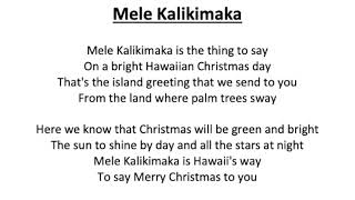 Mele Kalikimaka Practice Recordings [upl. by Lenej45]