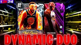 DOES THE DIAMOND STEPH AND DRAY DYNAMIC DUO LIVE UP TO THE HYPE IN NBA 2K24 MyTEAM [upl. by Areik]