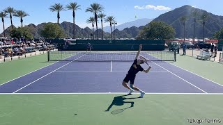 Denis Shapovalov amp Brandon Nakashima  2024 IW Practice Match Highlights [upl. by Schargel261]