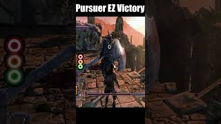 Pursuer EZ Victory darksouls Pursuer victory ez parry Rarin DS2 boss bossfight games [upl. by Rosinski151]