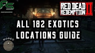 Red Dead Redemption 2 All Exotics Locations Guide  Duchesses amp Other Animals [upl. by Ahsele111]