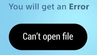 How to fix Cant open file [upl. by Portwin]