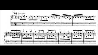 Bach BWV 902 quotFughetta in GMajorquot [upl. by Okram]