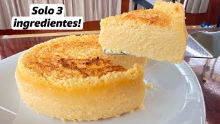 SOLO 3 INGREDIENTES¡ Pastel de queso extra delicioso 😋 [upl. by Pinette965]