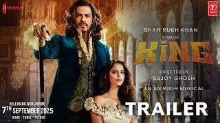 THE KING  Trailer HD Shah Rukh Khan Suhana Khan  Abhishek bachchan  2025 [upl. by Selemas]