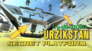 SECRET PLATFORM ‼️URZIKSTAN UNDERMAP GODMODE GLITCH UNLOCK ALL WEAPON XP warzone godmode mw3 [upl. by Verda509]