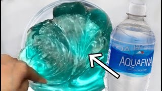 1 INGREDIENT SLIME 💧 ❓ WATER  slime [upl. by Nylyahs]