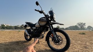 New Royal Enfield Himalayan 450 First Ride Impressions  Gagan Choudhary [upl. by Okechuku]