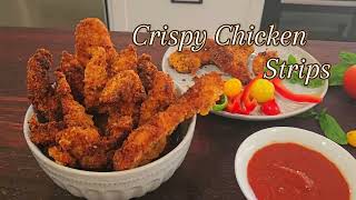 Crispy Chicken Strips  Better than KFC [upl. by Yttocs]