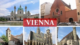 Top 5 Most Interesting Churches in Vienna Austria [upl. by Beitnes]