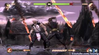 Mortal Kombat 9 Shang Tsung 81 x ray combo 14 fireballs combo [upl. by Sandy954]