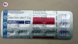 Zolfresh 10mg Tablet  Zolpidem Tablet  Zolfresh Tablet Uses Benefits Dosage Review in Hindi [upl. by Warring845]