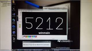 Windows Vista Server 빌드 5212 winmain [upl. by Bald172]