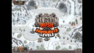 Kingdom Rush Favourite levels GLACIAL HEIGHTS Iron Veteran [upl. by Adan154]