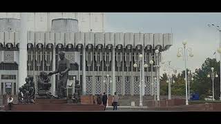 Palace and Peoples Friendship Square 1977 year Дворец и площадь Дружбы народов  1977 г [upl. by Georglana]