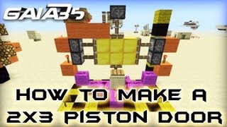 how to make the smallest 3x2 piston door like the yoglabs doors [upl. by Ahtinak53]