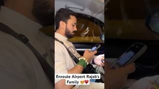 Enroute Airport ✈️ Saudi Arabia For Umrah Rajab’s Family 😍♥️ viralvideo youtubeshorts shorts [upl. by Sussna]