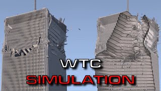 WTC Simulation  World Trade Center Case Study  Blender Demolition Demo 3 [upl. by Eelinnej]