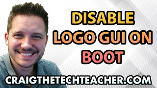 How To Disable Logo GUI Boot On Windows 7 Startup 2022 [upl. by Aciraj]