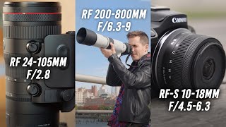 NEW Canon RF amp RFS Lenses A Little Something for Everyone [upl. by Dorelia64]