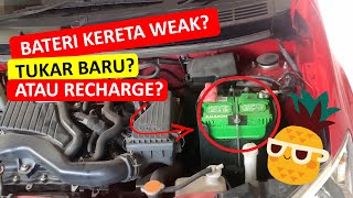 Cara Guna Multimeter Untuk Cek Bateri Kereta [upl. by Delsman]