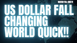 US DOLLAR FALL CHANGING WORLD QUICK cryptocurrencies ripplenews worldnews [upl. by Knowle149]