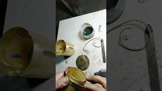 metalworking craftshorts creativeideas copper coppersmith diy handmade crafts decoration [upl. by Heshum]