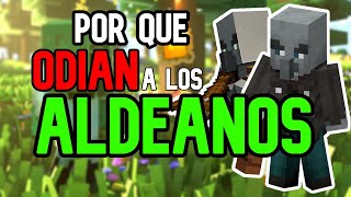 ¿POR QUE los PILLAGERS ODIAN a los ALDEANOS LORE DE MINECRAFT minecraft [upl. by Llennahs272]