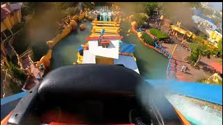 Onride Dudley dorights ripsaw falls 💦 4KPOV 2022  Island of adventure [upl. by Ney]