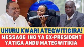 FINALLY UHURU KWARI CIIGIE BURURI NA GUTIGA ANDU MAGEGETE ON KAMEME FM [upl. by Atiuqiram]