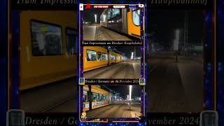 Tram impressions at Dresden Central Station  Germany06112024 TramImpressionen am Hauptbahnhof [upl. by Ecertal477]