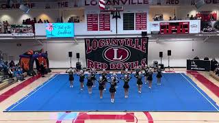 Phs comp Cheer  loganville high 2023 [upl. by Cagle194]