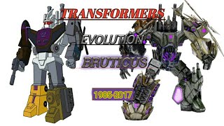 BRUTICUS Evolution in Cartoons and Video Games 19852017  Transformers [upl. by Pippo]