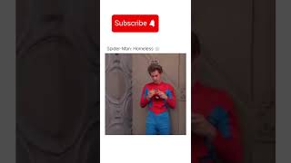 SpiderMan Homeless 😭spiderman theamazingspiderman andrewgarfield funny spidermanmemes [upl. by Yddur]