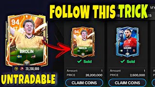 How to Sell UNTRADABLE Players in FC Mobile  FC Mobile Free Coins Trick 🤑 [upl. by Eleazar62]