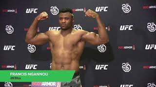 UFC 220  Francis Ngannou  Stipe Miocic Early Morning Weigh In [upl. by Silloc251]