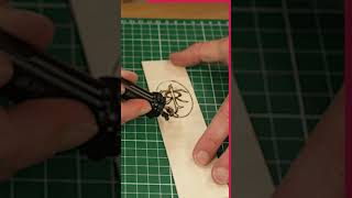 FIRE writing a bookmark Have you tried pyrography pyrography craftideas woodburning [upl. by Lanaj]