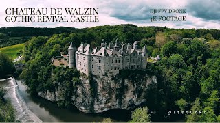 CHATEAU DE WALZIN  DINANT  4K DJI FPV [upl. by Saunder]