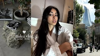 Baku vlog 💌 old city memories amp cute cafes [upl. by Airdnat]